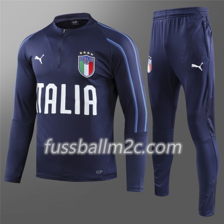 Italien Sweatshirts Anzüge Blau 2018-2019